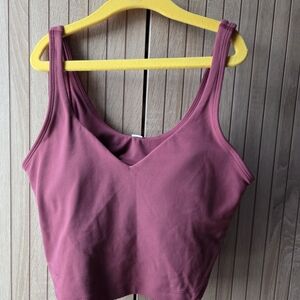 lululemon athletica Pink Crop Top